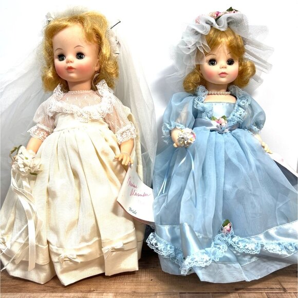 Madame Alexander Bride & Maid Of Honor Dolls Collectible Figures - Picture 1 of 7